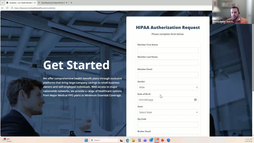 Iron Health Training 1.16.26